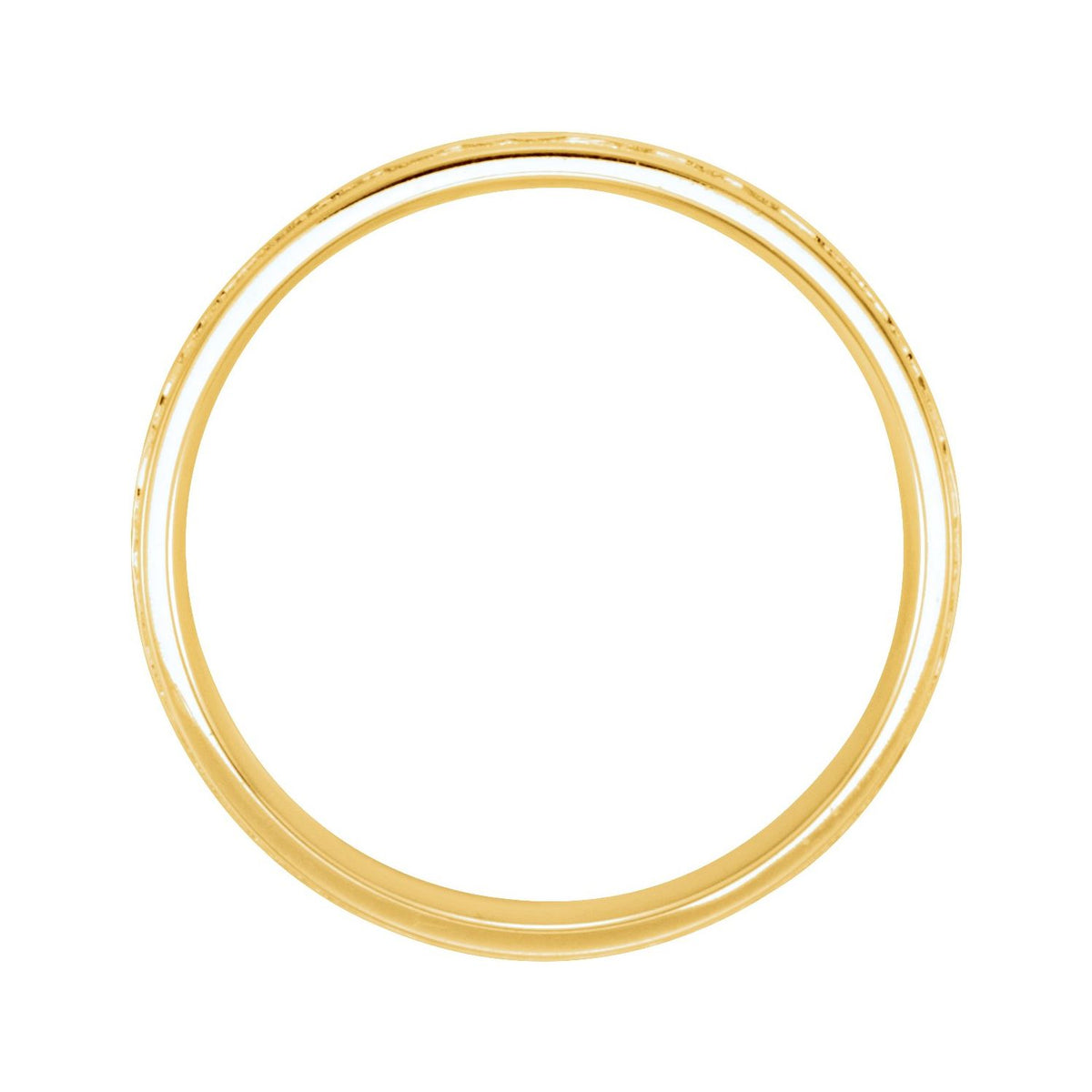 Milgrain Comfort-Fit Flat Band