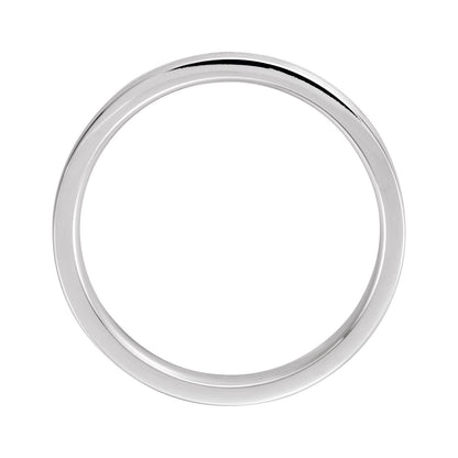 14K Yellow/White/Yellow Gold Grooved Band