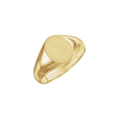 Oval Signet Ring, 14 x 10 mm
