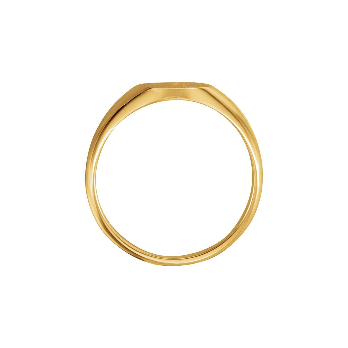 Oval Signet Ring, 14 x 10 mm