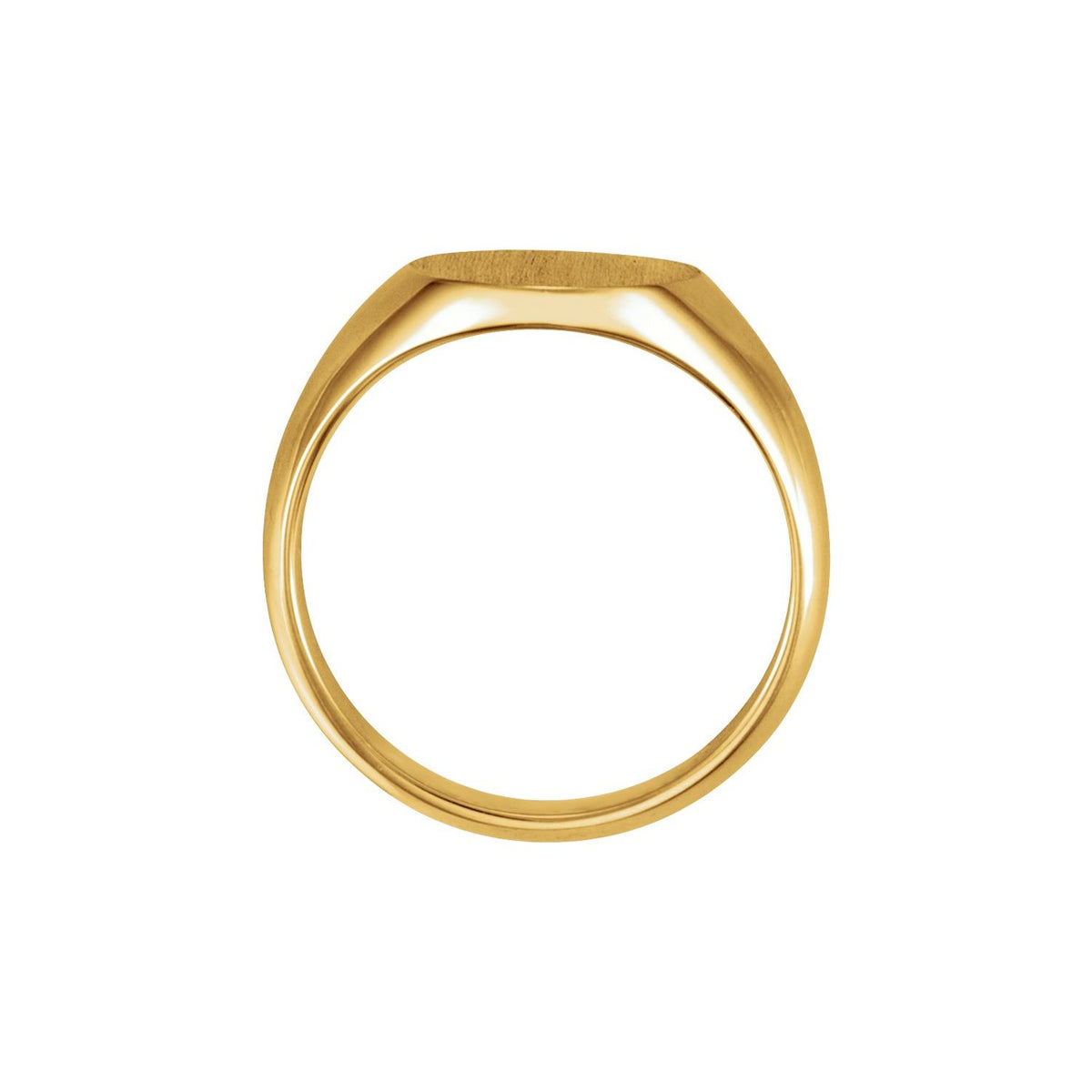 Oval Signet Ring, 14 x 10 mm