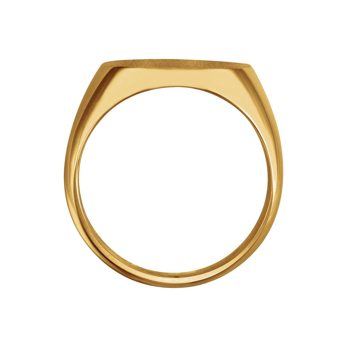 Oval Signet Ring, 18 x 16 mm