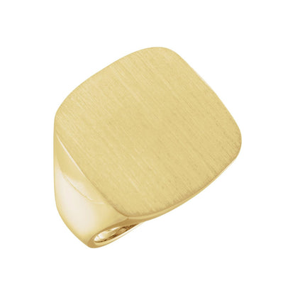 Square Signet Ring, 12 x 12 mm (9601)