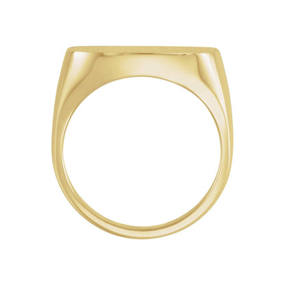 Square Signet Ring, 12 x 12 mm (9601)