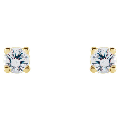 1 CTW Natural Diamond Earrings