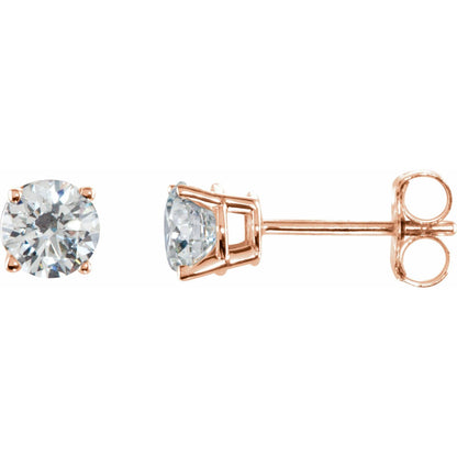 2 CTW Natural Diamond Earrings