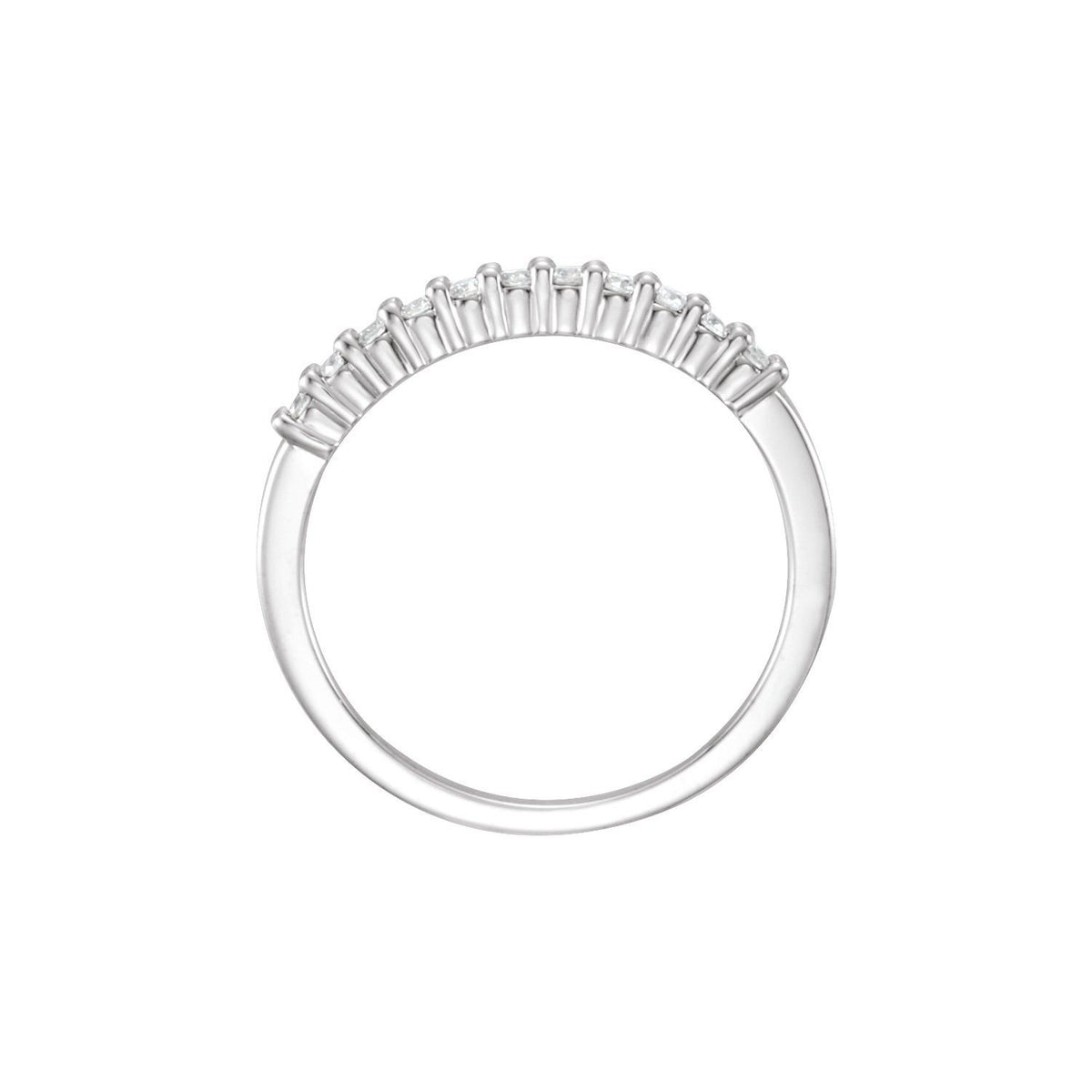 Platinum 1/5 CTW Natural Diamond Anniversary Band