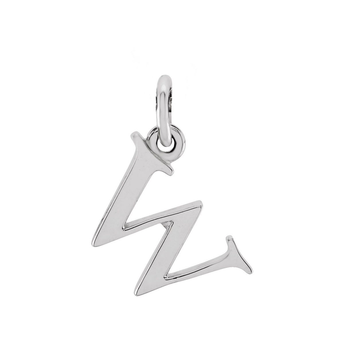 Lowercase Initial w Charm/Pendant