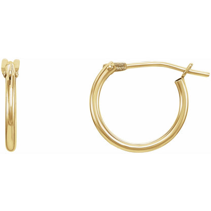 Youth Hinged Hoop Earrings