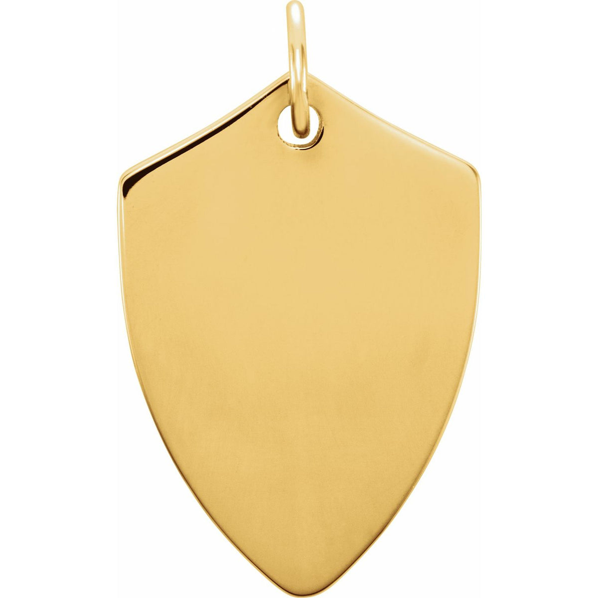Engravable Shield Pendant