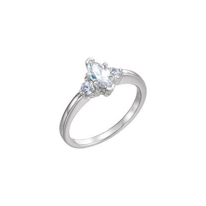 Band, 1.5 mm, Three-Stone Engagement