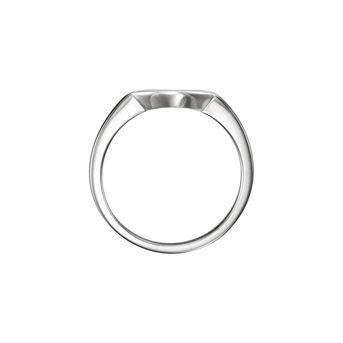 Band for 7x5 mm Oval Ring, 1.1 mm