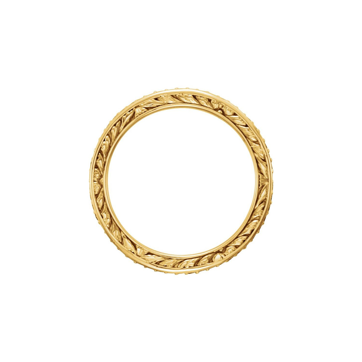 1/4 CTW Natural Diamond Sculptural Eternity Band