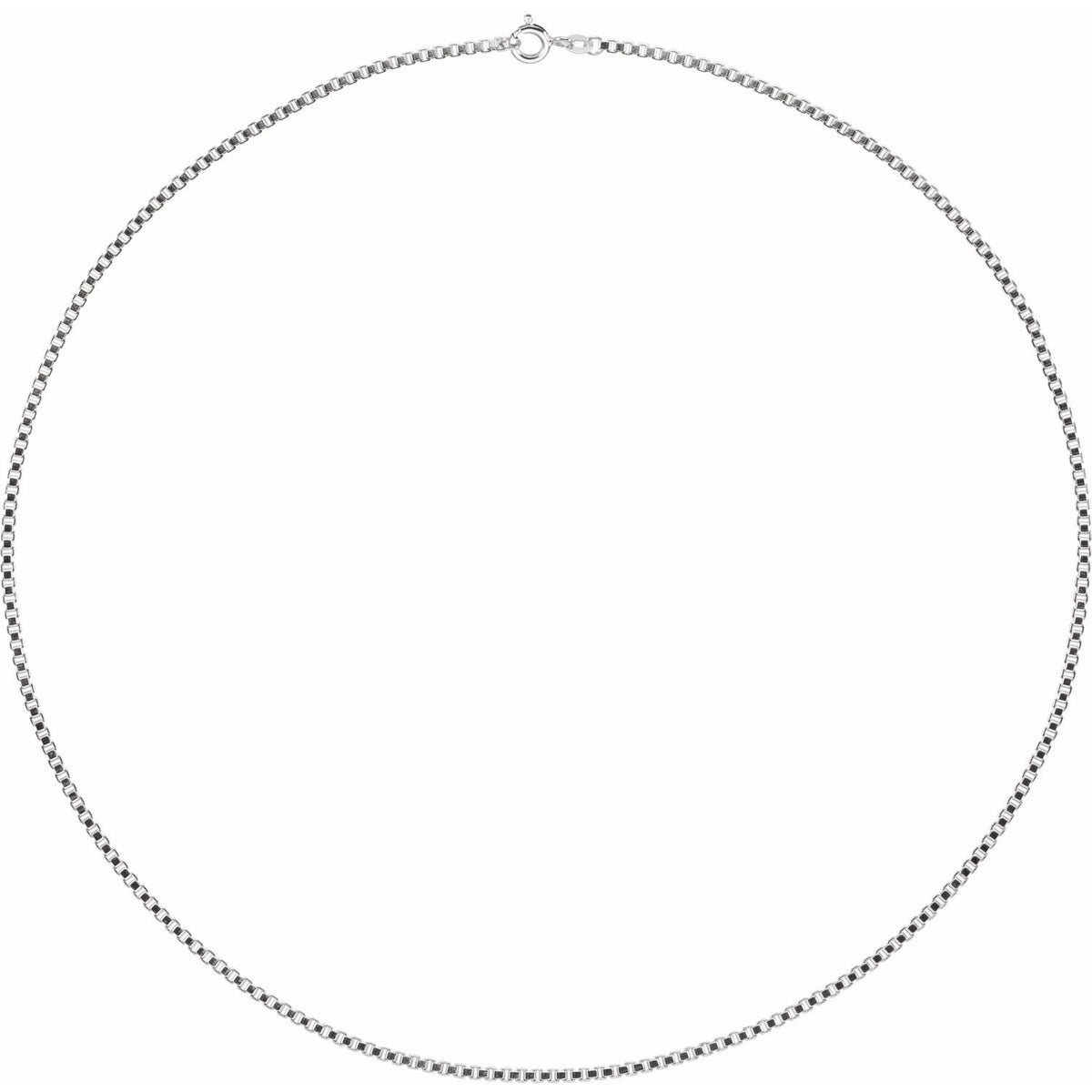 Sterling Silver Box 24" Chain