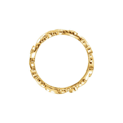 14K Yellow Gold 1/4 CTW Natural Diamond Eternity Band