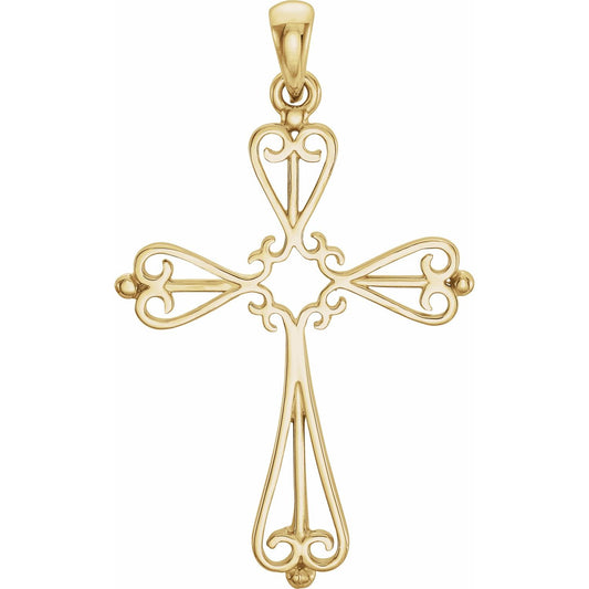 Cross Pendant, 33 x 25 Mm
