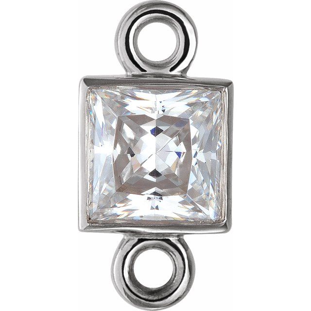 1/10 CTW Natural Diamond Link, 6.8 mm x 3.04 mm