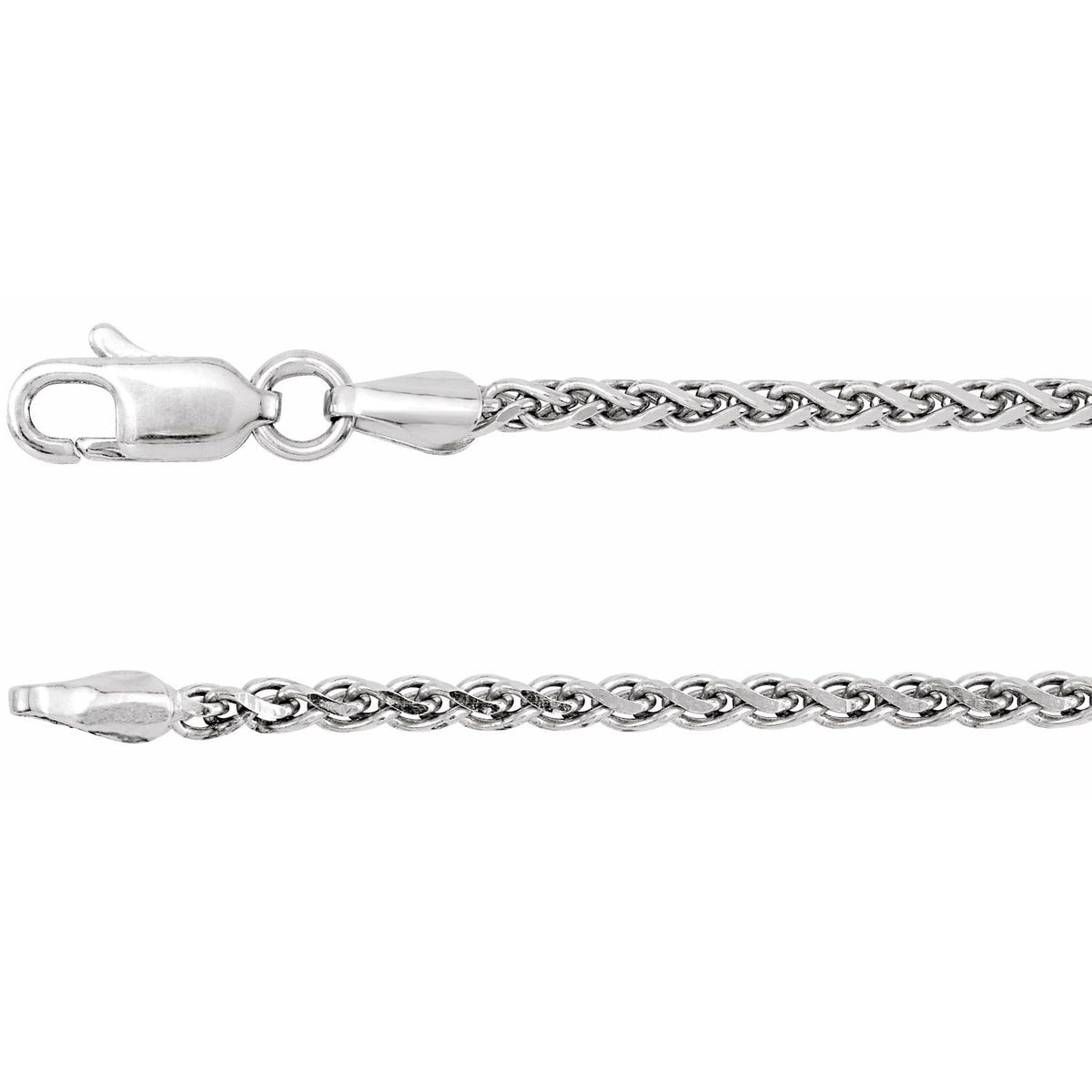 Diamond-Cut Wheat 16" Chain
