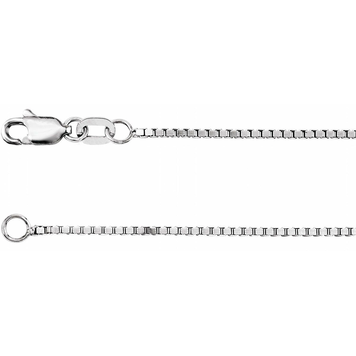Sterling Silver Box 24" Chain (CH618)
