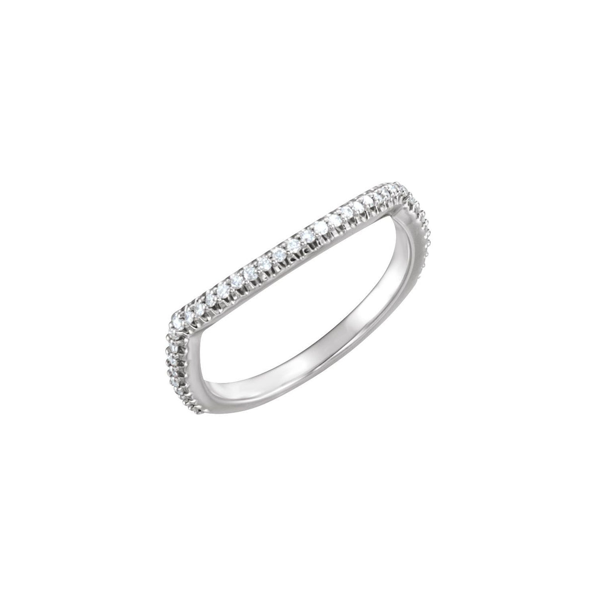 Platinum 1/5 CTW Natural Diamond Band