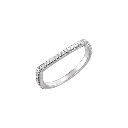 Platinum 1/5 CTW Natural Diamond Band
