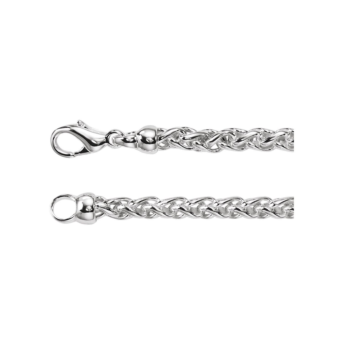 Sterling Silver Wheat 18" Chain (CH267)