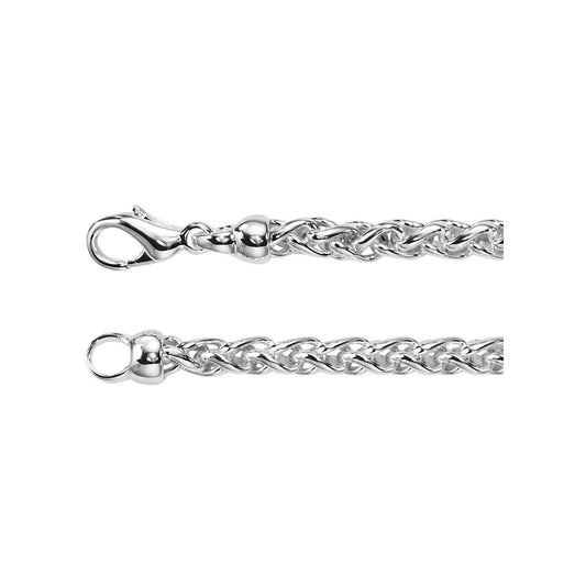 Sterling Silver Wheat 18" Chain (CH267)