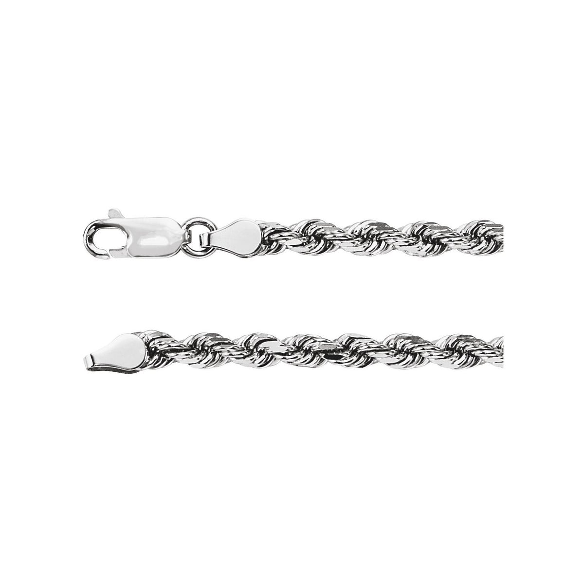 Diamond-Cut Rope 20" Chain