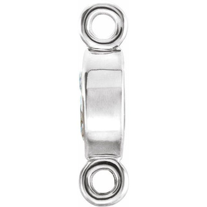 .05 CT Natural Diamond Link, 2.5 mm x 7.9 mm