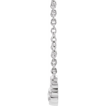 Platinum 1/5 CTW Natural Diamond 16-18" Necklace