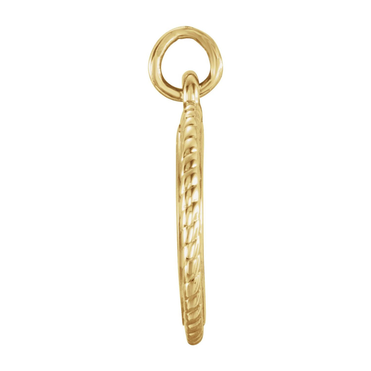Engravable Round Rope Charm/Pendant