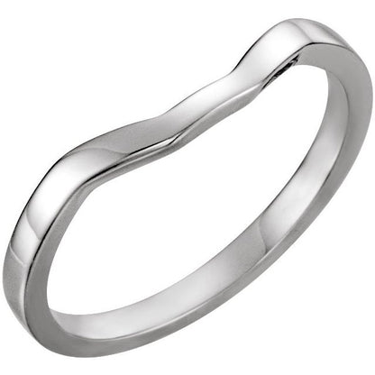 Matching Band for 8x6 mm Emerald, 1.6 mm
