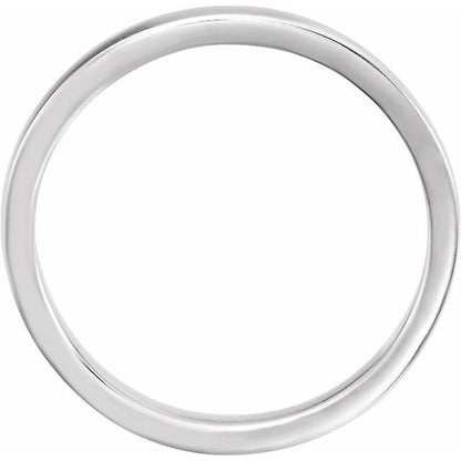 Matching Band for 3.5x3.5 mm Square Ring