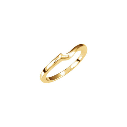 14K Yellow Gold Band, 2.8 mm