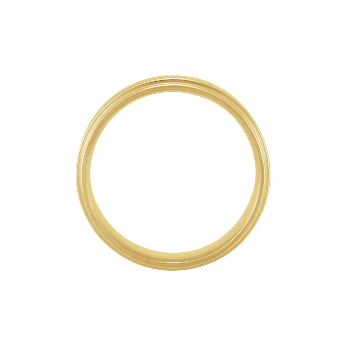 Inlay Comfort-Fit Flat Band