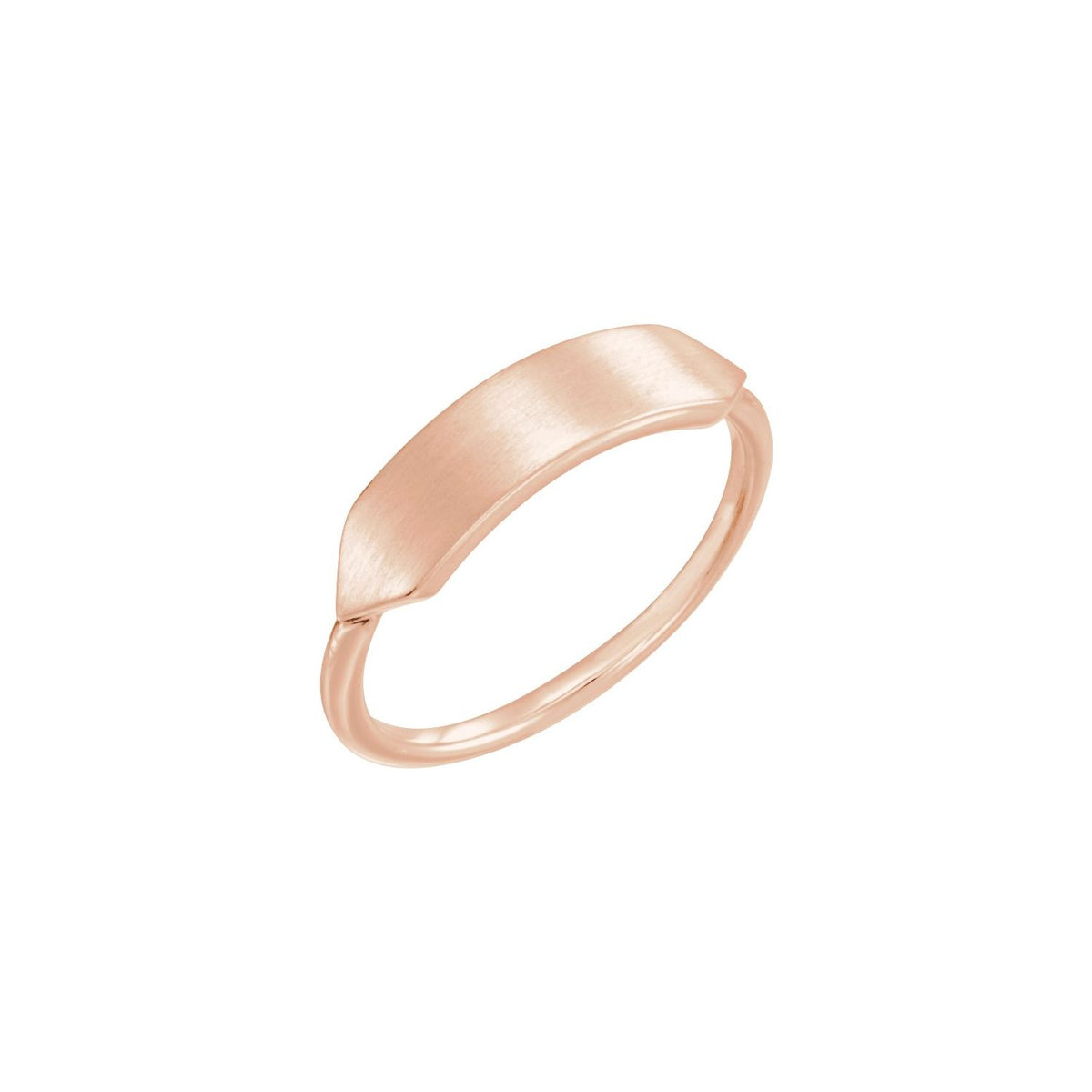 19.7x5 mm Geometric Signet Ring
