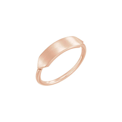19.7x5 mm Geometric Signet Ring