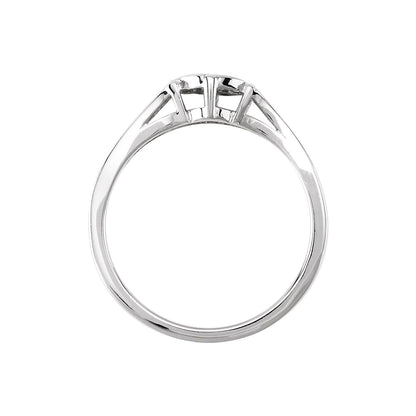 Matching Band, Solitaire Engagement