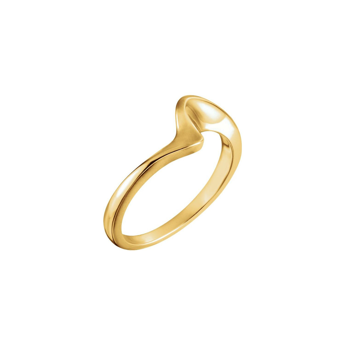 14K Yellow Gold Band, 3.1 mm