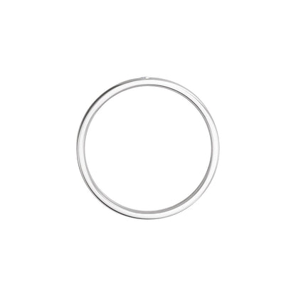 .015 CT Natural Diamond Gypsy-Set Comfort-Fit Band