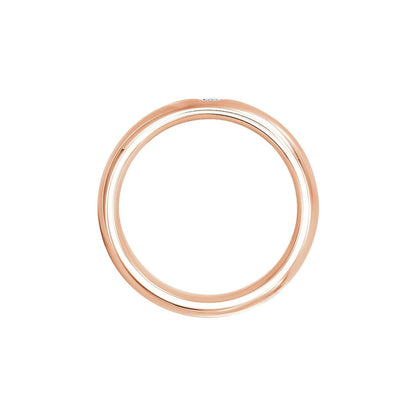 .015 CT Natural Diamond Gypsy-Set Comfort-Fit Band