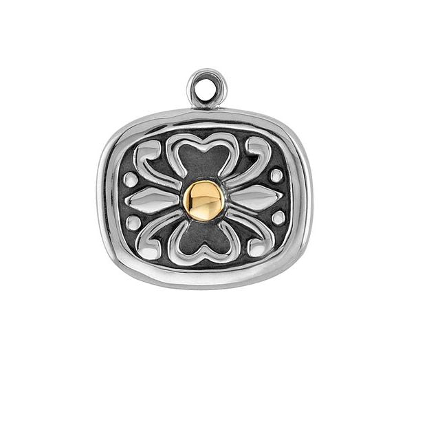 Sterling Silver & 14K Yellow Gold Butterfly Dangle
