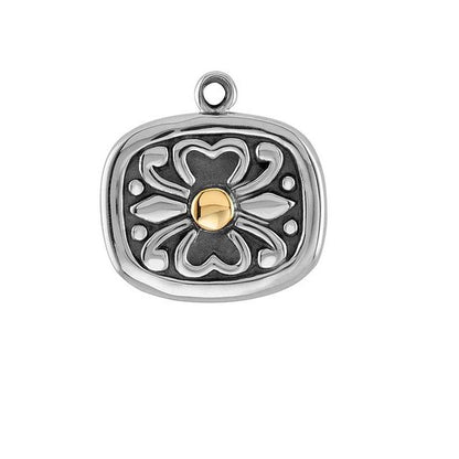 Sterling Silver & 14K Yellow Gold Butterfly Dangle