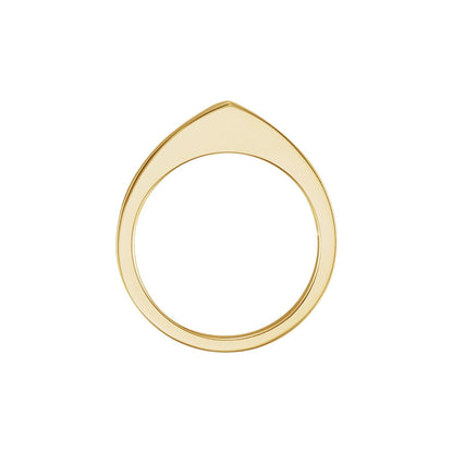 14K Yellow Gold Matching Band, Style 2