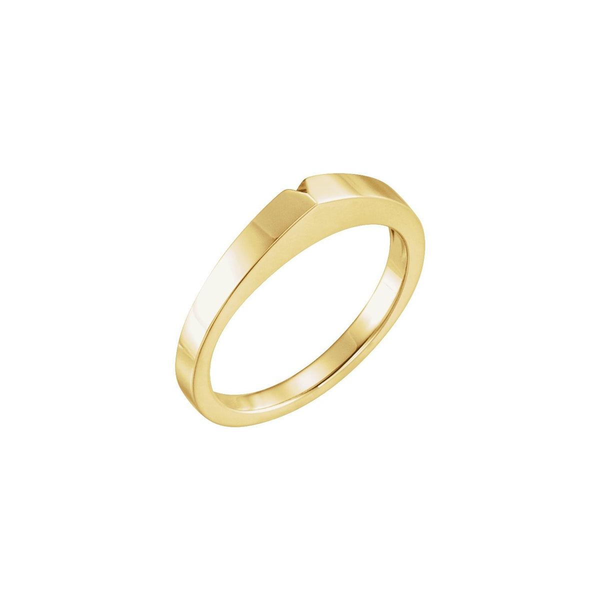 14K Yellow Gold Matching Band, Style 2