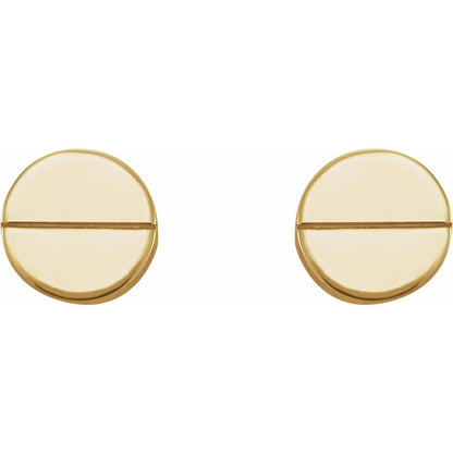 Geometric Stud Earrings