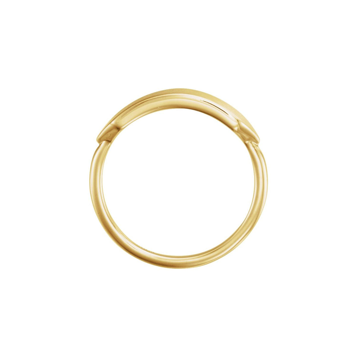 19.7x5 mm Geometric Signet Ring