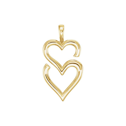 Double Heart Pendant
