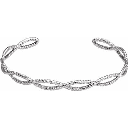 Rope Cuff 6 1/4 In Bracelet