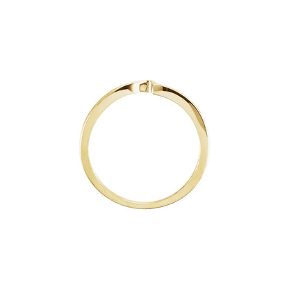 18K Yellow Gold Band, 3.9 mm